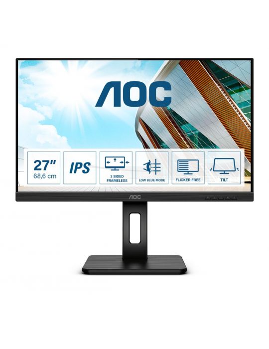 AOC P2 Q27P2Q LED display 68,6 cm (27") 2560 x 1440 Pixel Quad HD Negru Aoc - 1