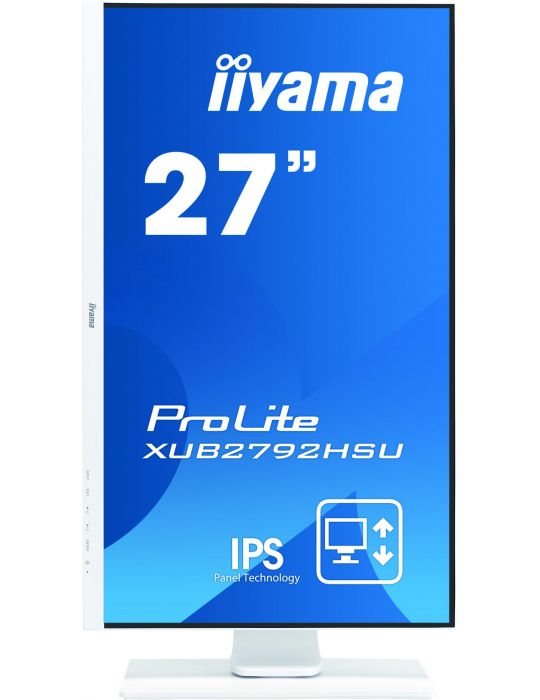 iiyama ProLite XUB2792HSU-W1 monitoare LCD 68,6 cm (27") 1920 x 1080 Pixel Full HD LED Alb Iiyama - 2
