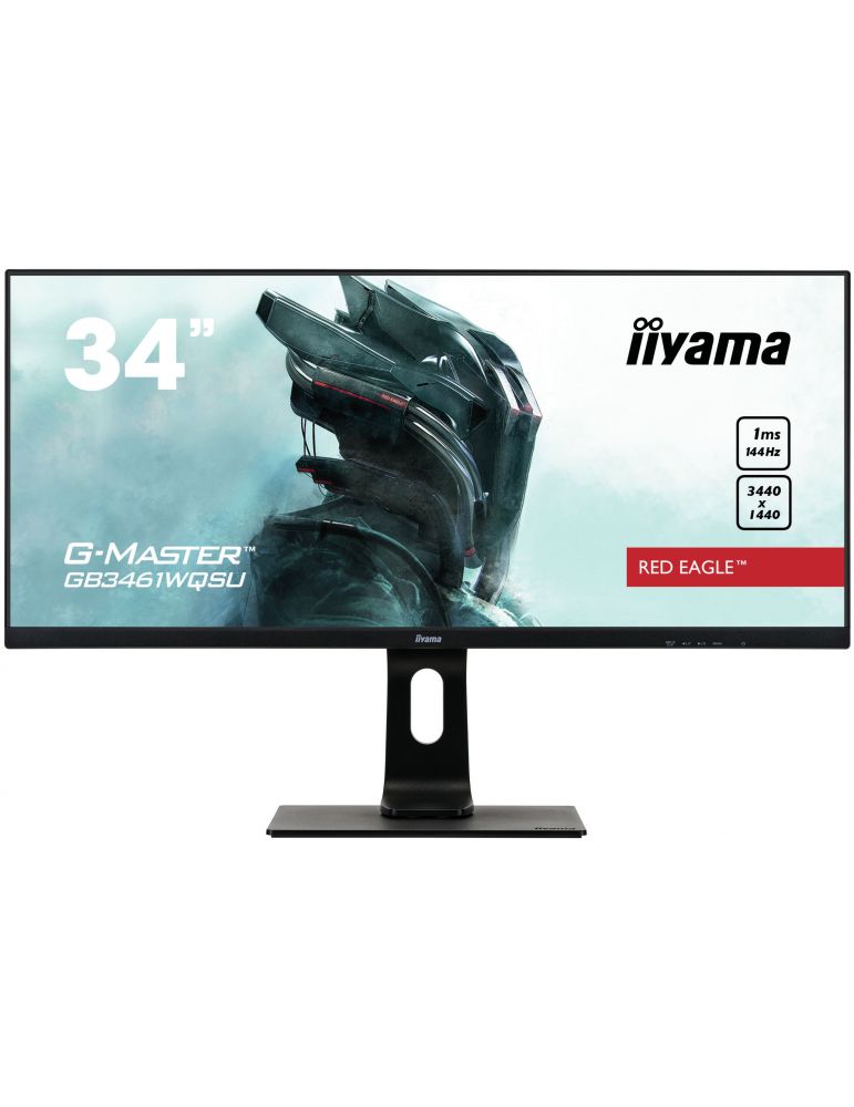 iiyama G-MASTER GB3461WQSU-B1 monitoare LCD 86,4 cm (34") 3440 x 1440 Pixel UltraWide Quad HD LED Negru