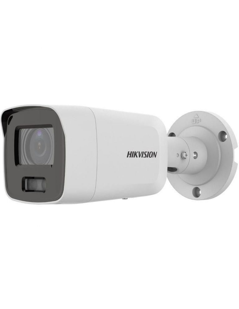 Camera IP Bullet Hikvision DS-2CD2087G2-LU2C, 8MP, Lentila 2.8mm, IR 40m, alb