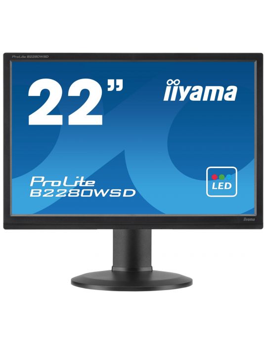 iiyama ProLite B2280WSD-B1 LED display 55,9 cm (22") 1680 x 1050 Pixel Negru Iiyama - 1