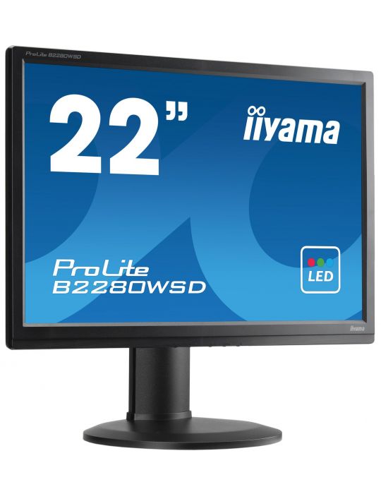 iiyama ProLite B2280WSD-B1 LED display 55,9 cm (22") 1680 x 1050 Pixel Negru Iiyama - 6