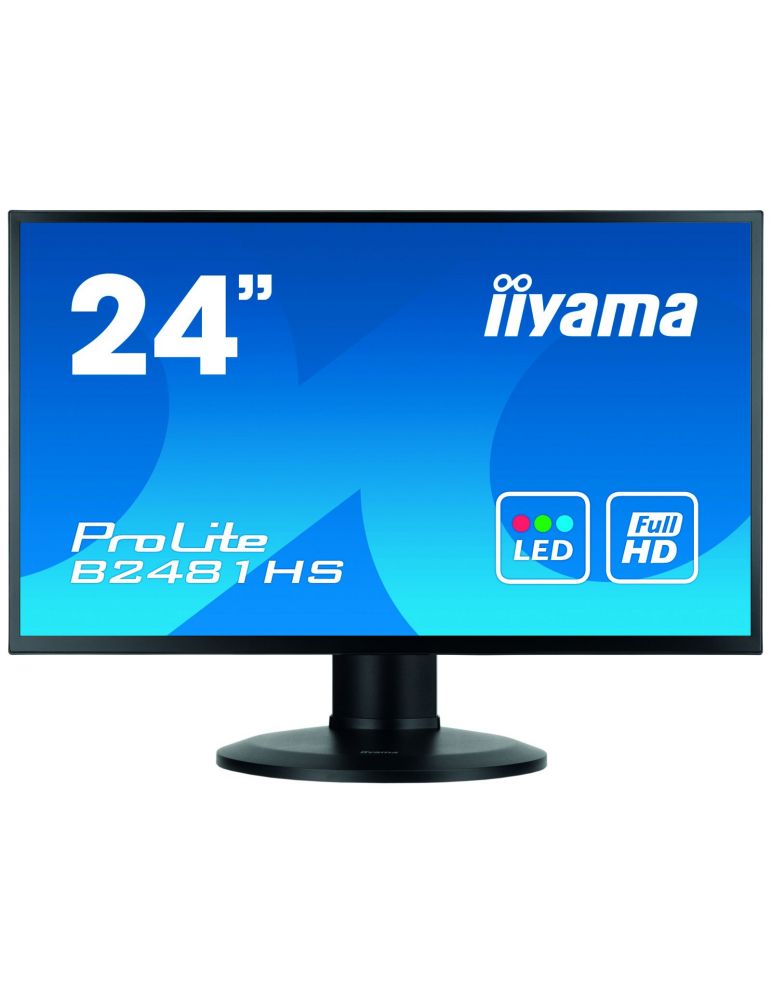 iiyama ProLite XB2481HS-B1 LED display 59,9 cm (23.6") 1920 x 1080 Pixel Full HD Negru
