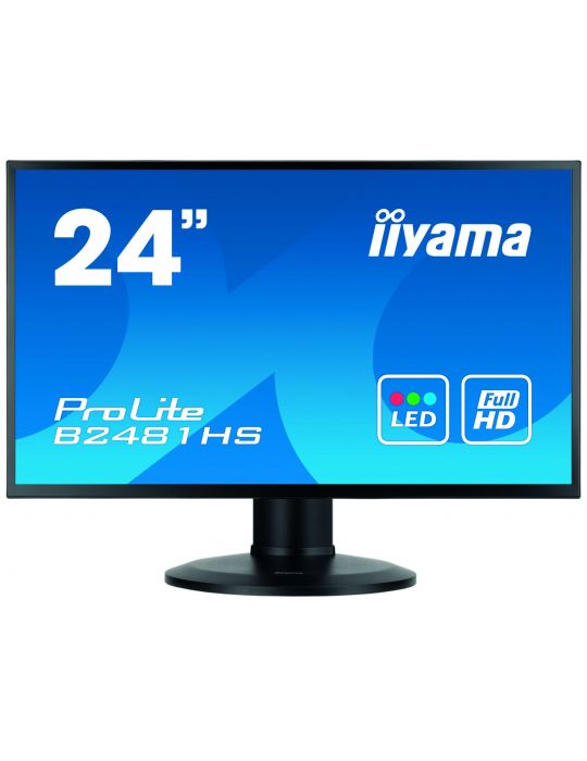 iiyama ProLite XB2481HS-B1 LED display 59,9 cm (23.6") 1920 x 1080 Pixel Full HD Negru Iiyama - 1