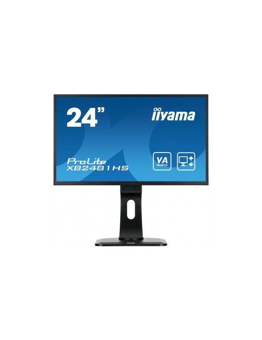 iiyama ProLite XB2481HS-B1 LED display 59,9 cm (23.6") 1920 x 1080 Pixel Full HD Negru Iiyama - 2