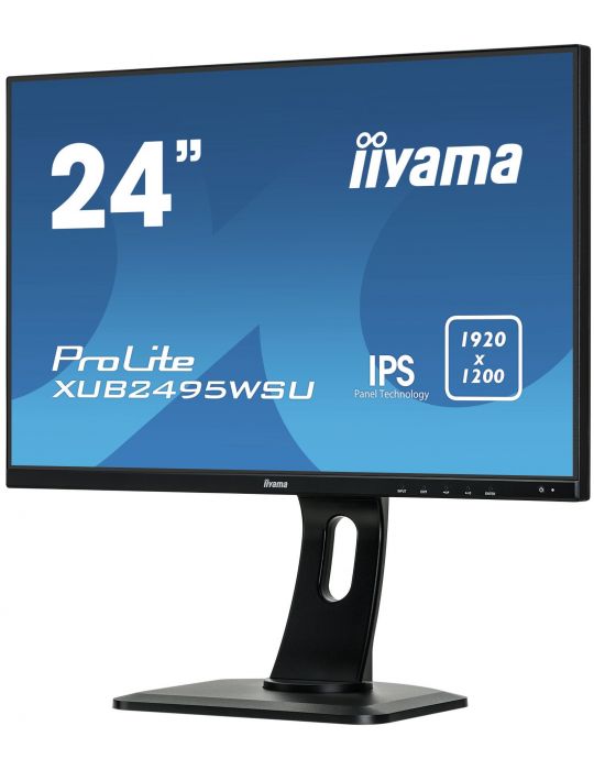 iiyama ProLite XUB2495WSU-B1 monitoare LCD 61,2 cm (24.1") 1920 x 1200 Pixel WUXGA LED Negru Iiyama - 5