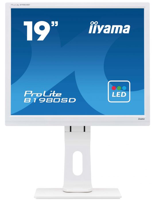 iiyama ProLite B1980SD-W1 LED display 48,3 cm (19") 1280 x 1024 Pixel Alb Iiyama - 1