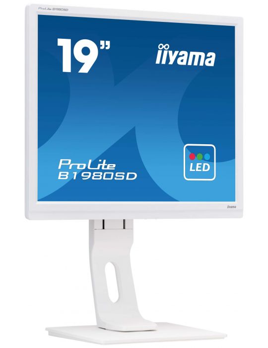 iiyama ProLite B1980SD-W1 LED display 48,3 cm (19") 1280 x 1024 Pixel Alb Iiyama - 3