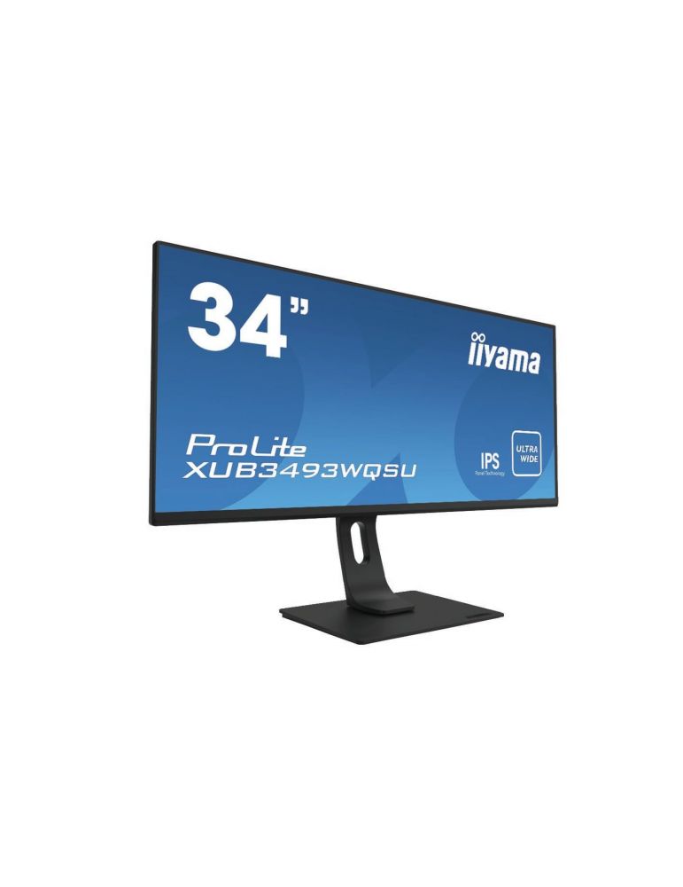 iiyama ProLite XUB3493WQSU-B1 monitoare LCD 86,4 cm (34") 3440 x 1440 Pixel UltraWide Quad HD LED Negru