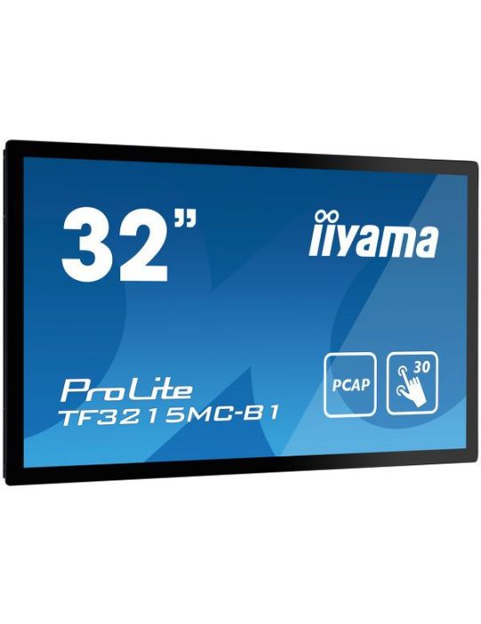 iiyama ProLite TF3215MC-B1 monitoare cu ecran tactil 81,3 cm (32") 1920 x 1080 Pixel O singură atingere Chioșc Negru Iiyama - 1