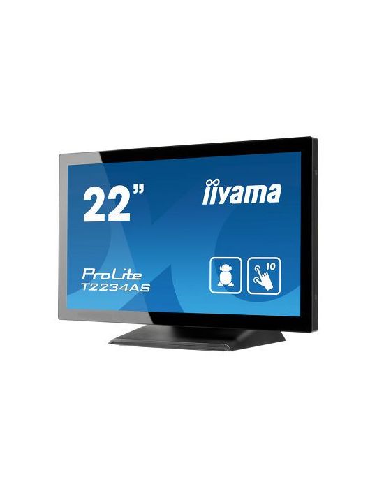 iiyama ProLite T2234AS-B1 monitoare cu ecran tactil 54,6 cm (21.5") 1920 x 1080 Pixel Multi-touch Multi-gestual Negru Iiyama - 8