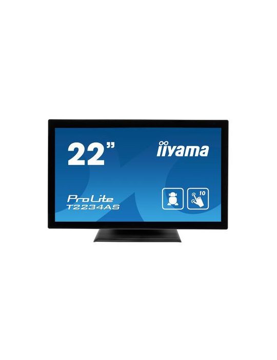 iiyama ProLite T2234AS-B1 monitoare cu ecran tactil 54,6 cm (21.5") 1920 x 1080 Pixel Multi-touch Multi-gestual Negru Iiyama - 9