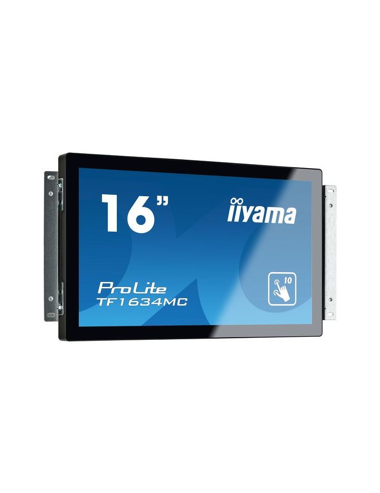 iiyama ProLite TF1634MC-B6X monitoare cu ecran tactil 39,6 cm (15.6") 1366 x 768 Pixel Multi-touch Negru