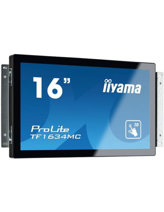iiyama ProLite TF1634MC-B6X monitoare cu ecran tactil 39,6 cm (15.6") 1366 x 768 Pixel Multi-touch Negru Iiyama - 1