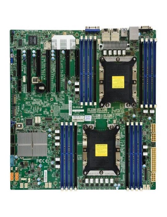 Supermicro motherboard mbd-x11dph-i 2xlga 3647 intel c621 16xddr4 2x1gbe lan Supermicro - 1