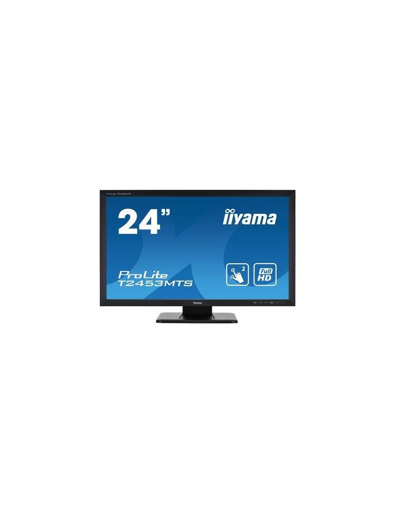 iiyama ProLite T2453MTS-B1 monitoare cu ecran tactil 59,9 cm (23.6") 1920 x 1080 Pixel Dual-touch Platou de masă Negru