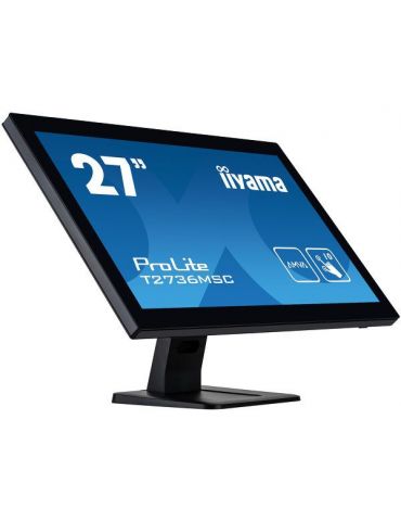iiyama ProLite T2736MSC-B1 monitoare cu ecran tactil 68,6 cm (27") 1920 x 1080 Pixel Multi-touch Negru Iiyama - 1 - Tik.ro