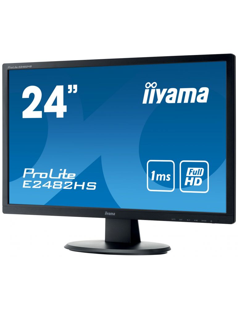 iiyama ProLite E2482HS-B1 monitoare LCD 61 cm (24") 1920 x 1080 Pixel Full HD LED Negru