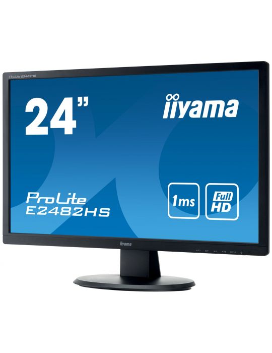 iiyama ProLite E2482HS-B1 monitoare LCD 61 cm (24") 1920 x 1080 Pixel Full HD LED Negru Iiyama - 1
