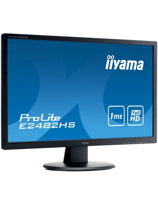 iiyama ProLite E2482HS-B1 monitoare LCD 61 cm (24") 1920 x 1080 Pixel Full HD LED Negru Iiyama - 2