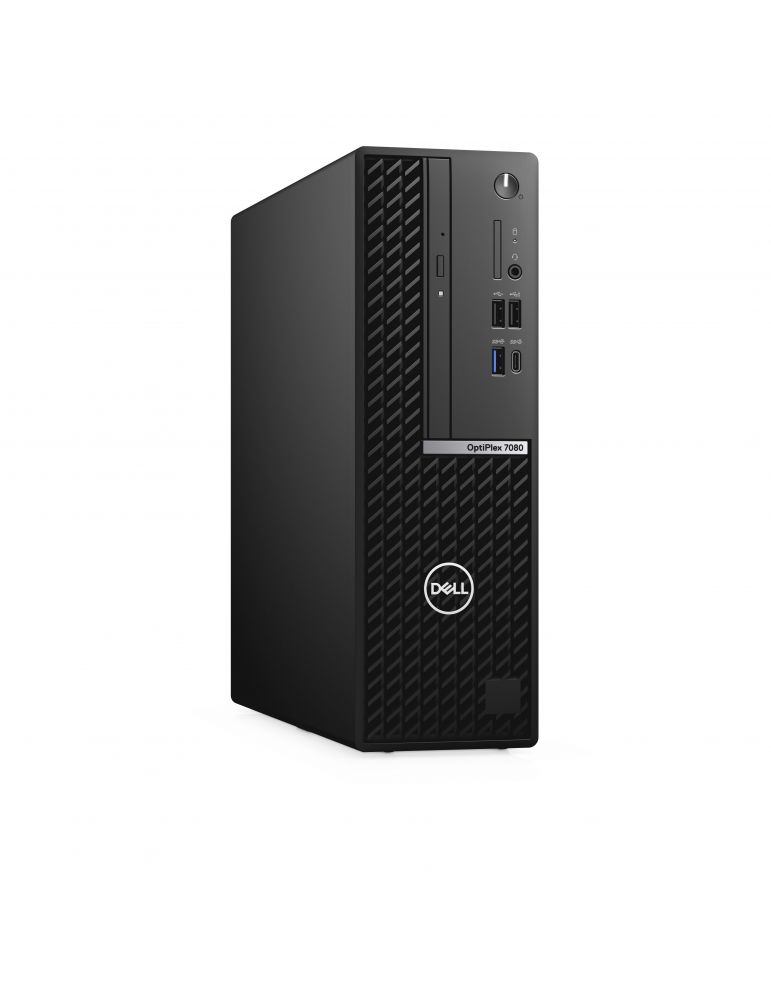 DELL OptiPlex 7080 DDR4-SDRAM i9-10900 SFF Intel Core i9 32 Giga Bites 512 Giga Bites SSD Windows 10 Pro PC-ul Negru