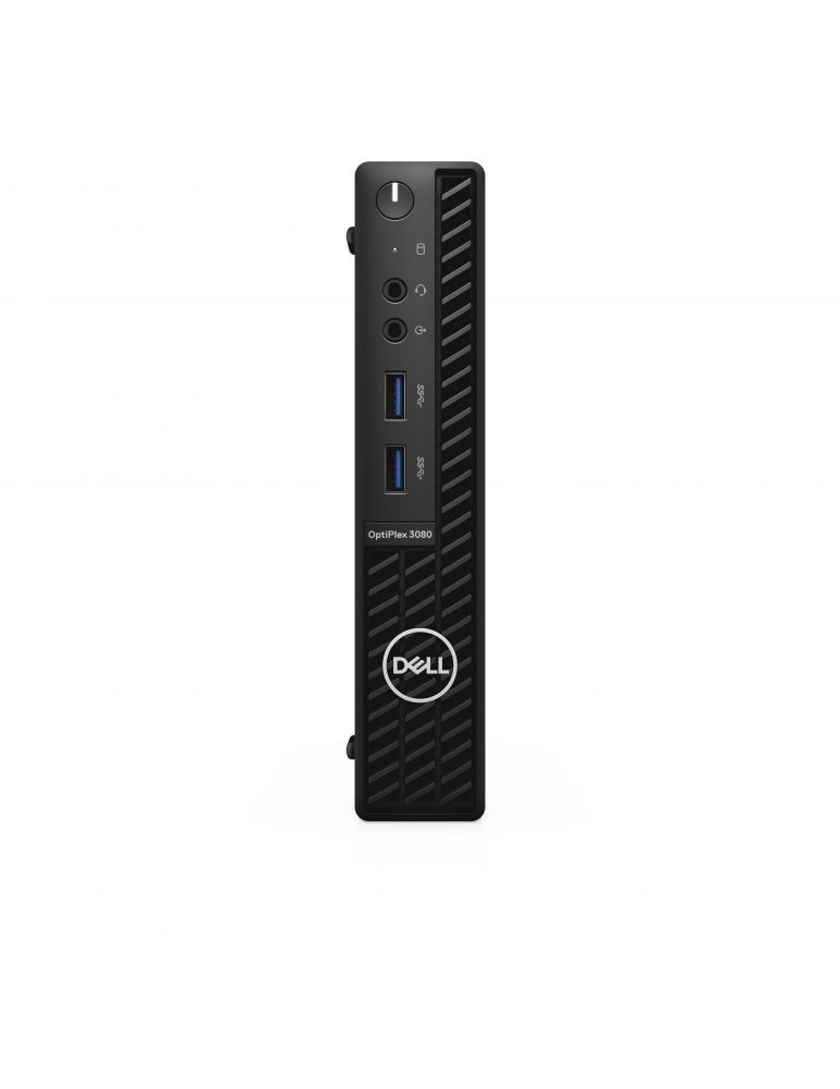 DELL OptiPlex 3080 DDR4-SDRAM i5-10500T MFF Intel Core i5 16 Giga Bites 256 Giga Bites SSD Ubuntu Linux Mini PC Negru