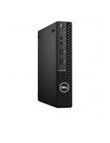 DELL OptiPlex 3080 DDR4-SDRAM i3-10100T MFF Intel® Core™ i3 8 Giga Bites 256 Giga Bites SSD Windows 10 Pro Mini PC Negru Dell - 
