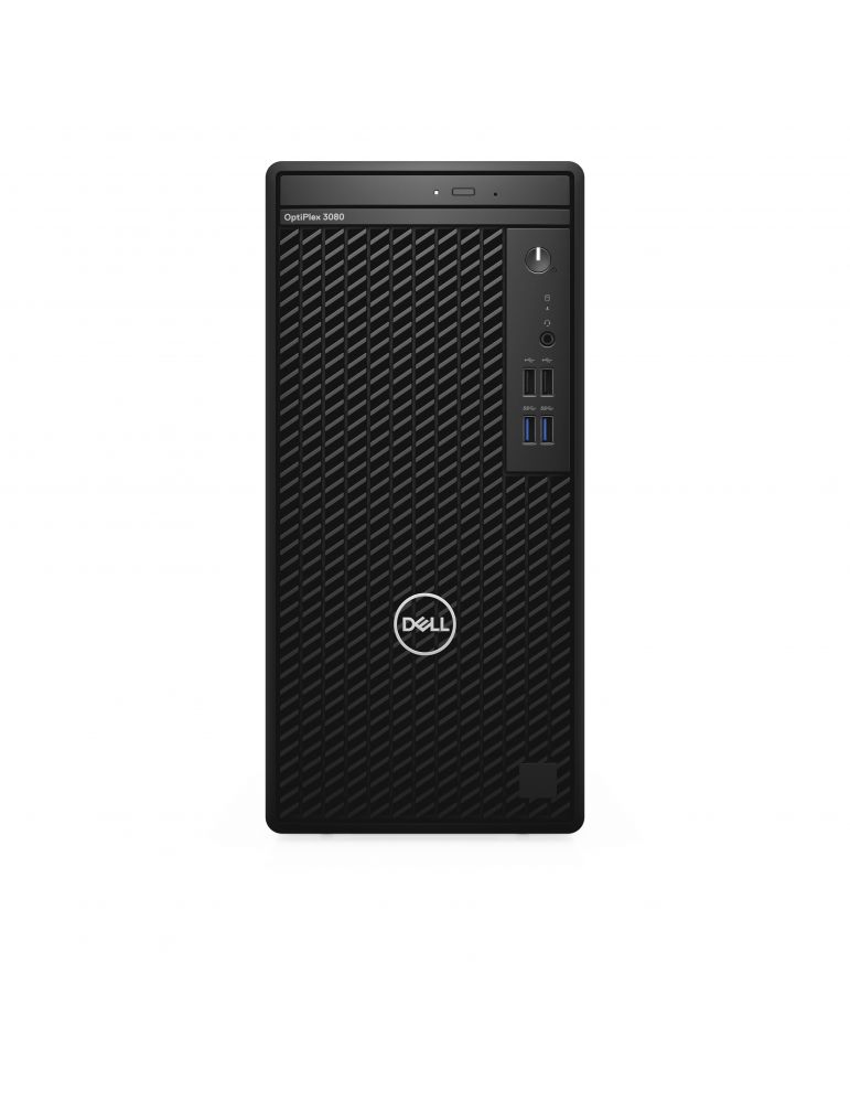 DELL OptiPlex 3080 DDR4-SDRAM i3-10105 Mini Tower Intel Core i3 8 Giga Bites 256 Giga Bites SSD Ubuntu Linux PC-ul Negru