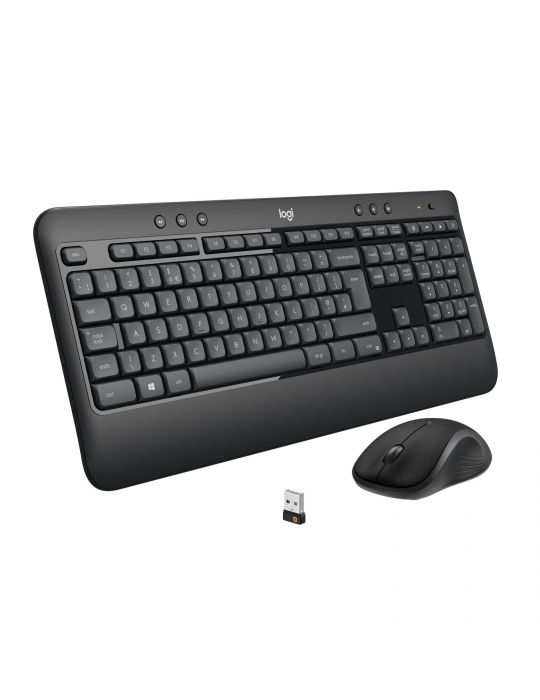 Logitech MK540 ADVANCED Wireless Keyboard and Mouse Combo tastaturi USB QWERTY Englez Negru, Alb Logitech - 1