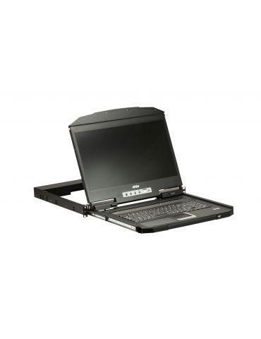 ATEN CL3100NX console pentru montare în rack 47 cm (18.5") 1366 x 768 Pixel Metal, Din material plastic Negru 1U Aten - 3