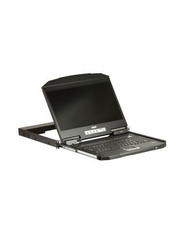 ATEN CL3100NX console pentru montare în rack 47 cm (18.5") 1366 x 768 Pixel Metal, Din material plastic Negru 1U Aten - 4
