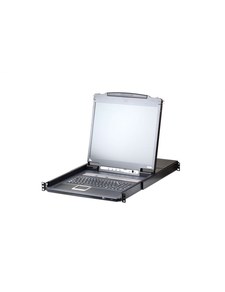 ATEN CL5708IN-ATA-AG switch-uri pentru tastatură, mouse și monitor (KVM) Raft pentru montat echipamente Negru