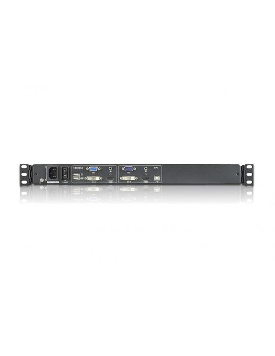 ATEN CL6700MW-ATA-AG switch-uri pentru tastatură, mouse și monitor (KVM) Raft pentru montat echipamente Negru Aten - 2