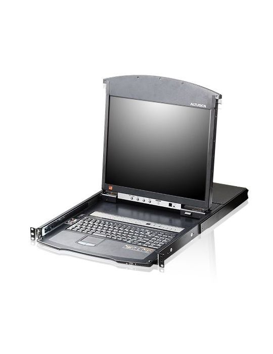 Aten KL1516AIM-AXA-AG switch-uri pentru tastatură, mouse și monitor (KVM) Raft pentru montat echipamente Negru Aten - 1