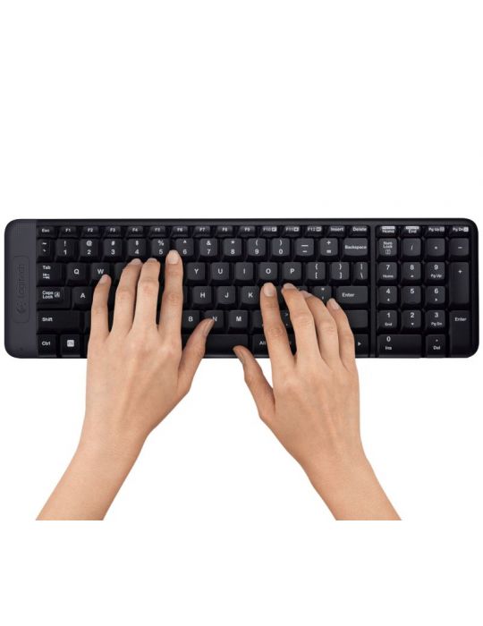 Logitech Wireless Combo MK220 tastaturi RF fără fir QWERTY Englez Negru Logitech - 4