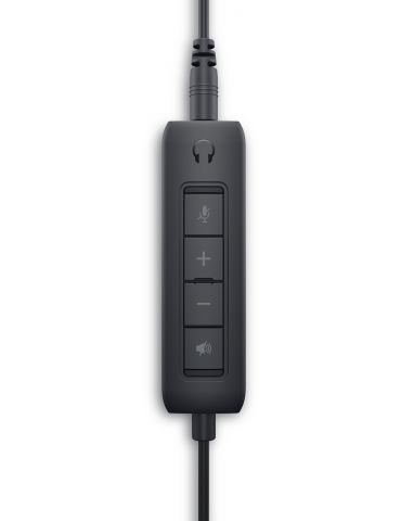 DELL WH1022 Căști Prin cablu Bandă de fixare pe cap Calls/Music Negru Dell - 4