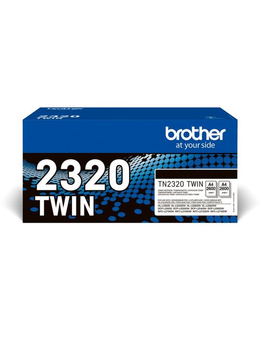 Brother TN-2320TWIN cartuș toner 1 buc. Original Negru Brother - 1