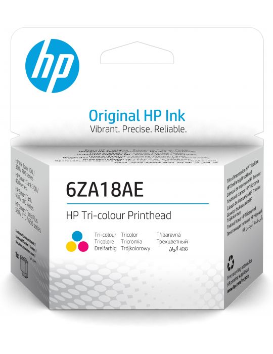 Consumabil Cap Printare  HP  6ZA18AE Tri-Color Hp - 1
