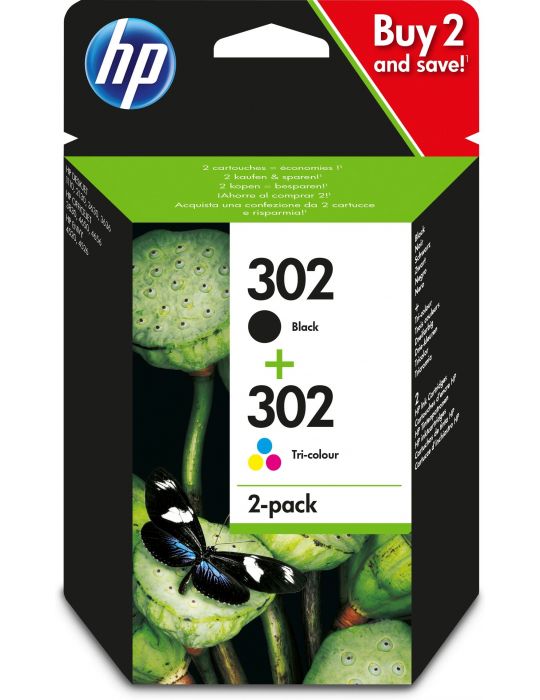 Cartuse Cerneala Pack HP No.302 Black & Color Hp - 1