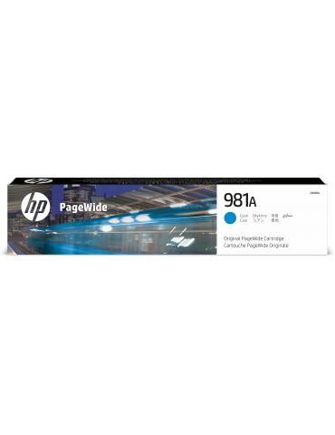 HP Cartuş original 981A PageWide, Cyan Hp - 1 - Tik.ro