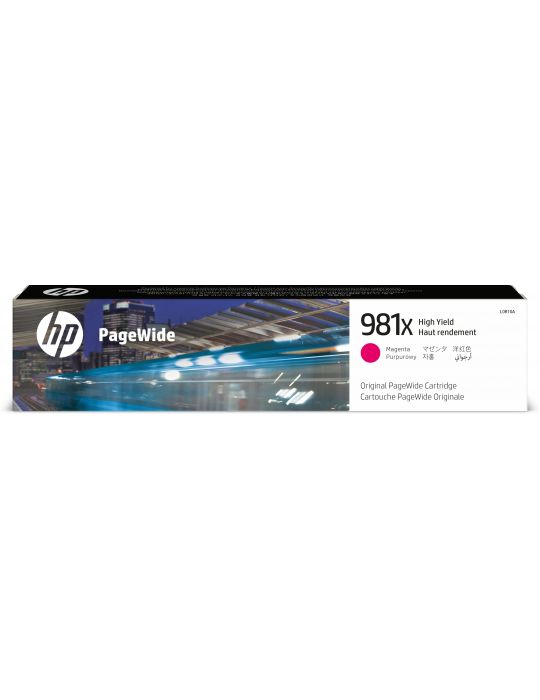 HP Cartuş original de capacitate extinsă 981X PageWide Magenta Hp - 1