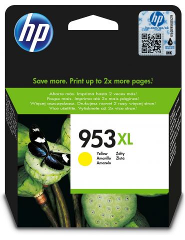 Cartus cerneala HP 953XL High Yield Yellow F6U18AE Hp - 1 - Tik.ro