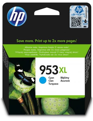 Cartus cerneala HP 953XL High Yield Cyan F6U16AE Hp - 1 - Tik.ro