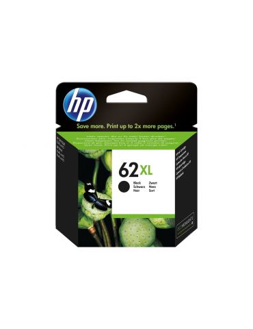 HP 62XL Black Ink Cartridge cartușe cu cerneală Original Productivitate Înaltă (XL) Negru Hp - 1