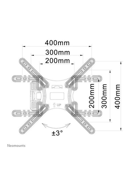 Neomounts by Newstar Select NM-W325 139,7 cm (55") Negru Neomounts by Newstar - 4