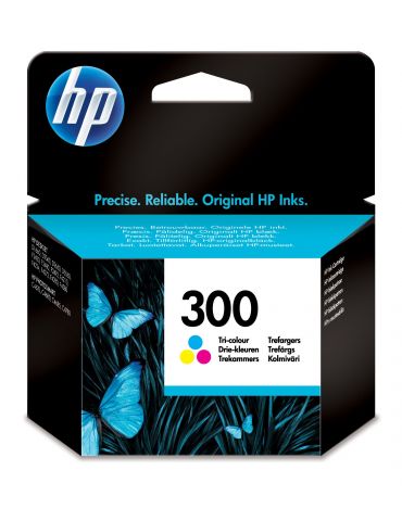 HP 300 Tri-color Ink Cartridge cartușe cu cerneală 1 buc. Original Productivitate Standard Cyan, Magenta, Galben Hp - 1