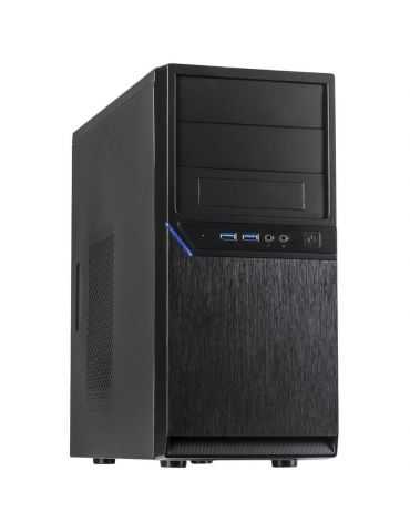 Carcasa inter-tech it-6805 neagra secc steel mid tower case fara Inter-tech - 1