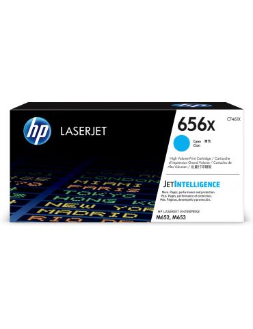 HP Cartuş de toner LaserJet original de capacitate extinsă 656X Cyan Hp - 1 - Tik.ro