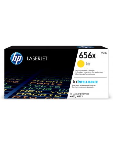 HP Cartuş de toner LaserJet original de capacitate extinsă 656X Galben Hp - 1 - Tik.ro