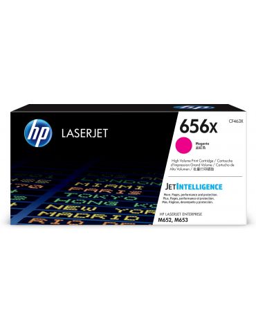HP Cartuş de toner LaserJet original de capacitate extinsă 656X Magenta Hp - 1 - Tik.ro